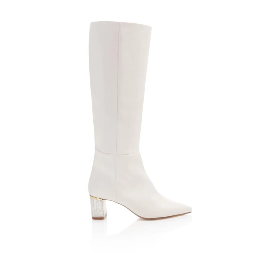 Freya Rose Women's Jamelia Pearl Heel Elegant High Heel Shoes