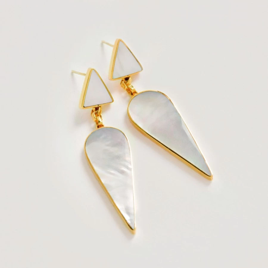 Freya Rose Warrioress Wonder Earrings for Women - Elegant Sterling Silver Dangle Earrings