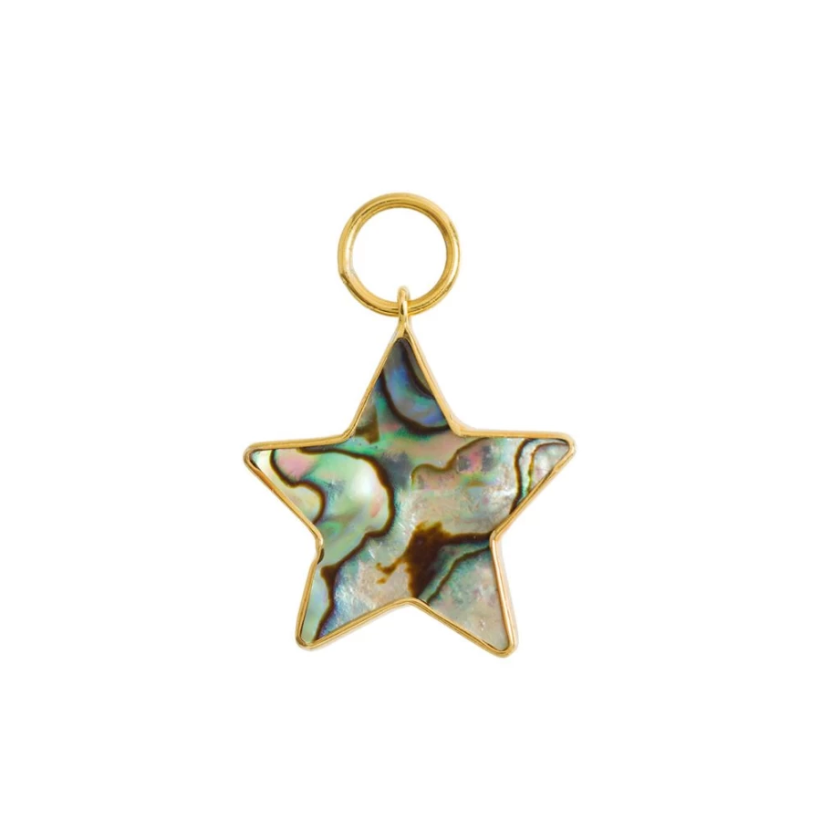 Freya Rose Women's Star Shaped Paua Shell Pendant Necklace